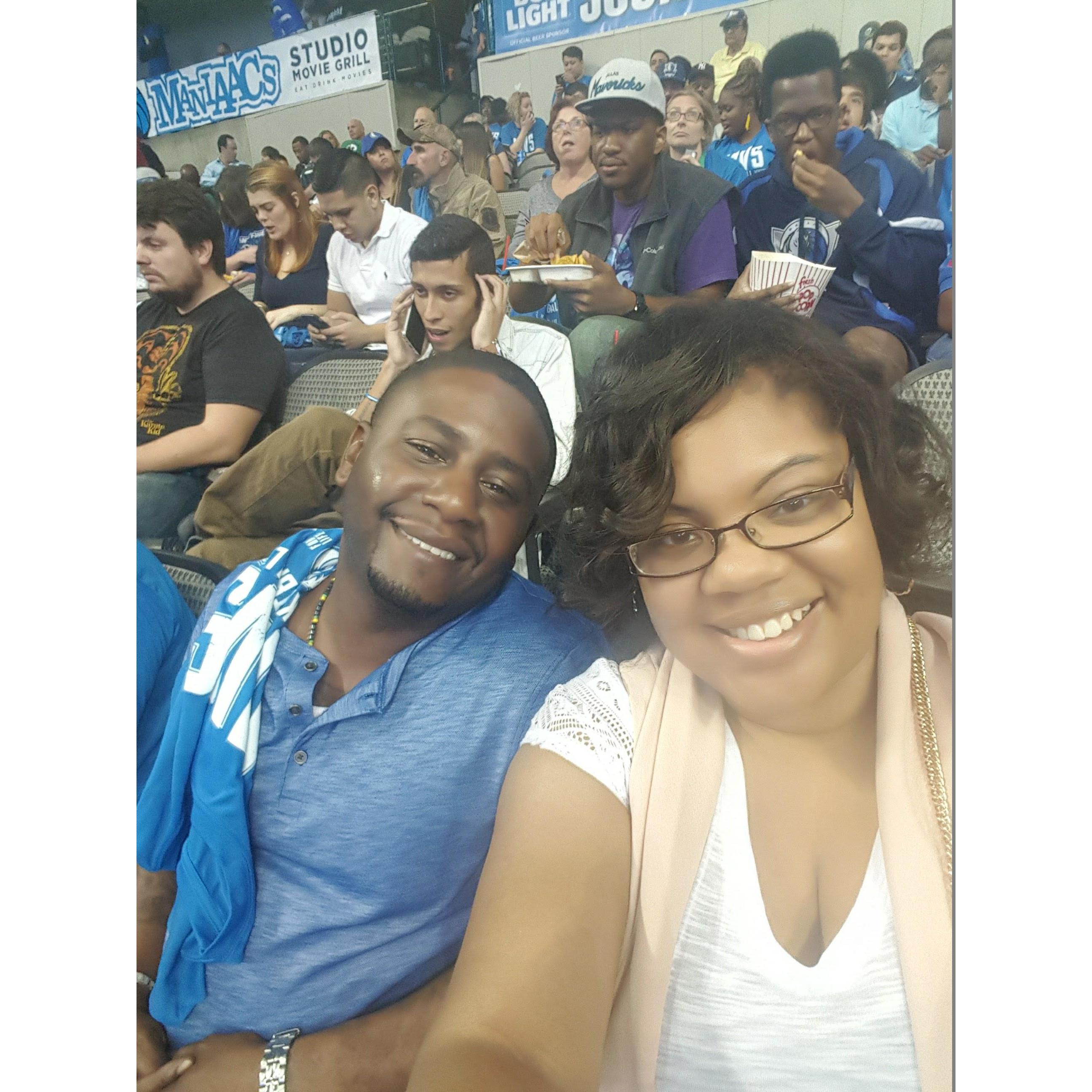 A date with the Dallas Mavericks! #QTTime