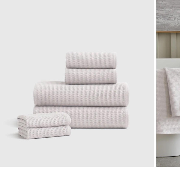 Turkish Waffle Terry Bath Towel Bundle