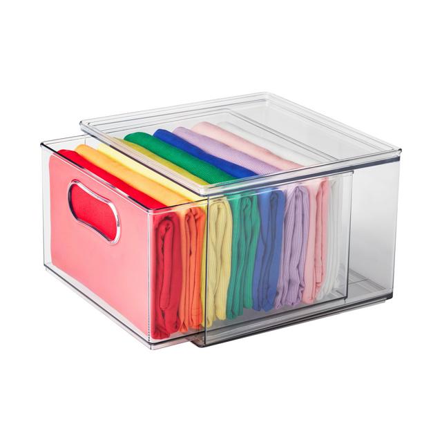 The Home Edit Large Drawer, Clear Plastic Storage Bin