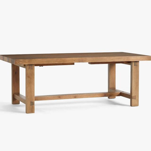 Reed Extending Dining Table, Antique Umber, 83" - 115"L