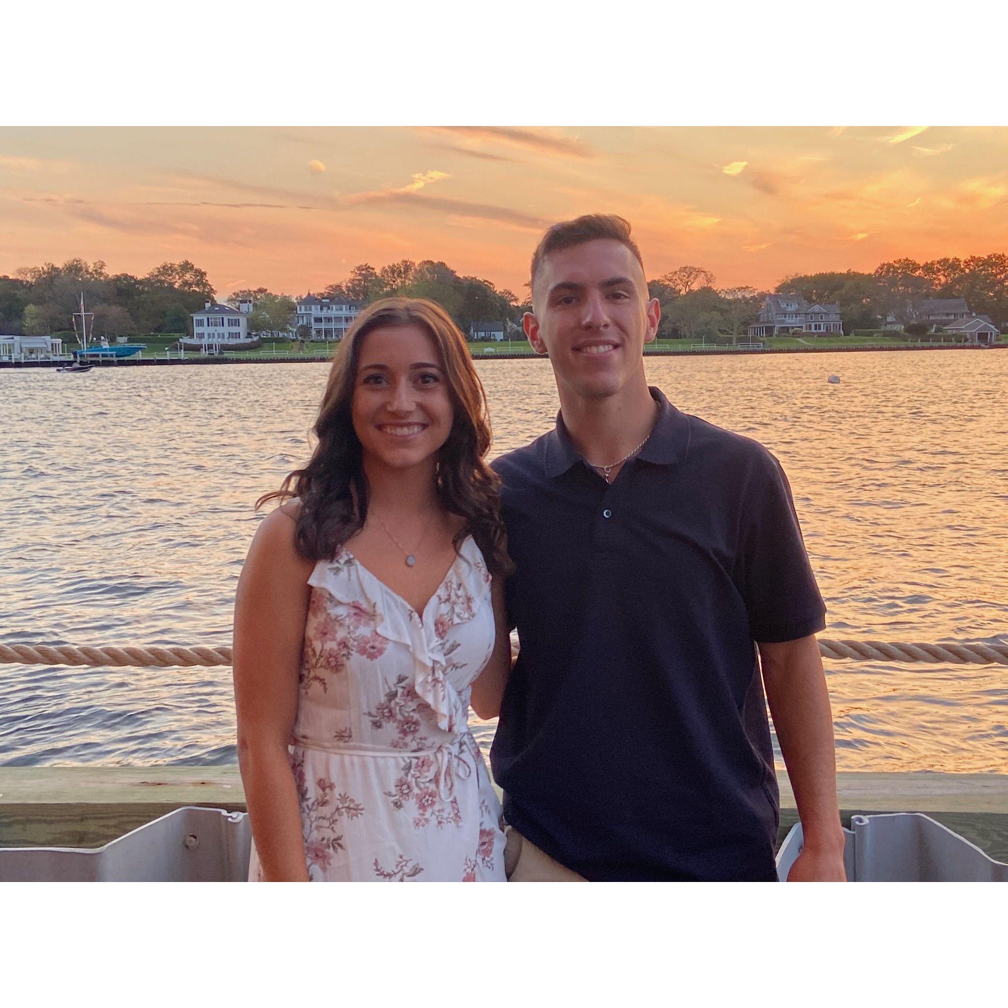 Our first date in 2020 at the Rum Runner in Sea Bright, NJ.