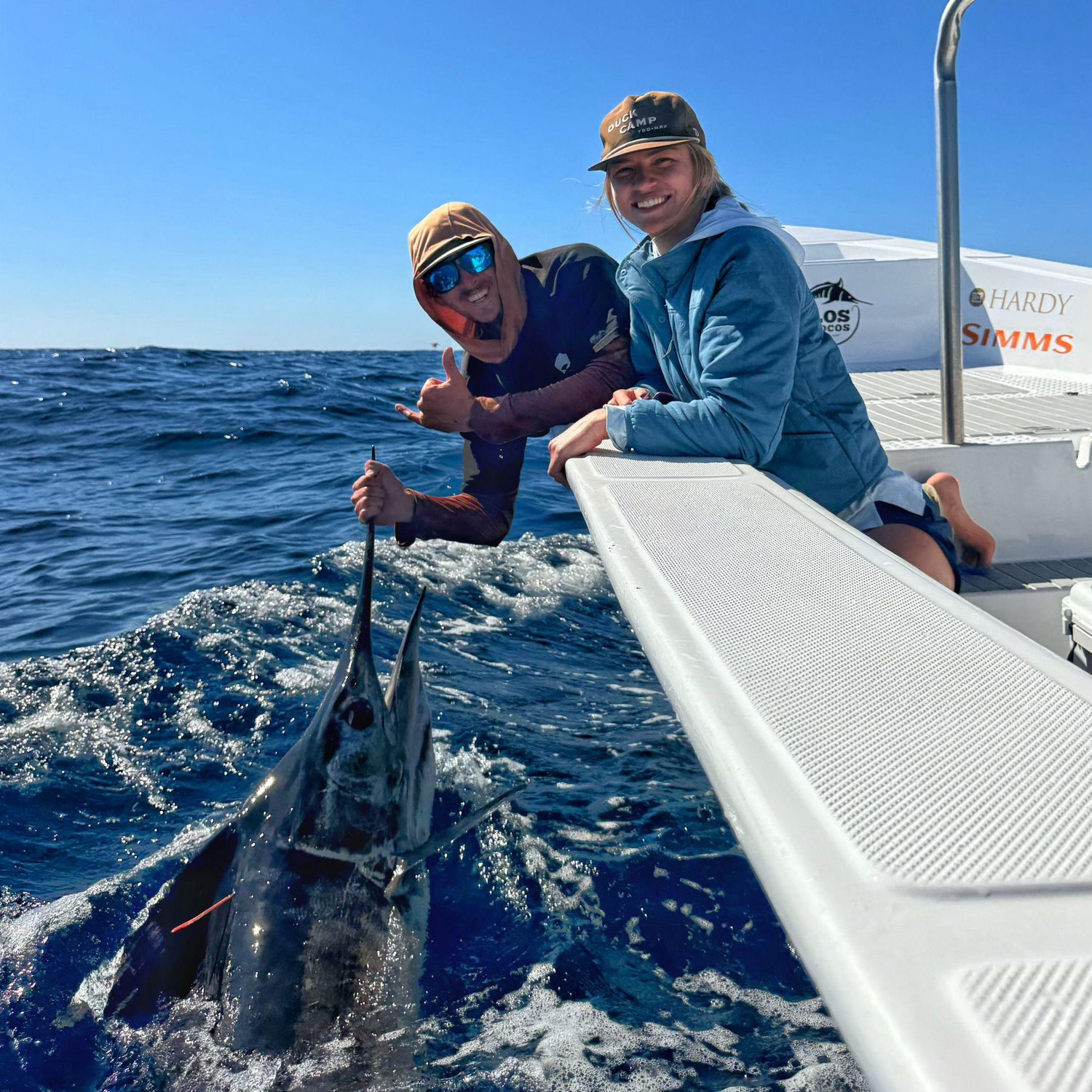 Gabe guided me to catch a marlin on fly! Lifetime experience.