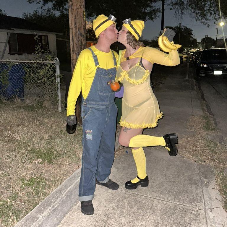 Us minions on Halloween