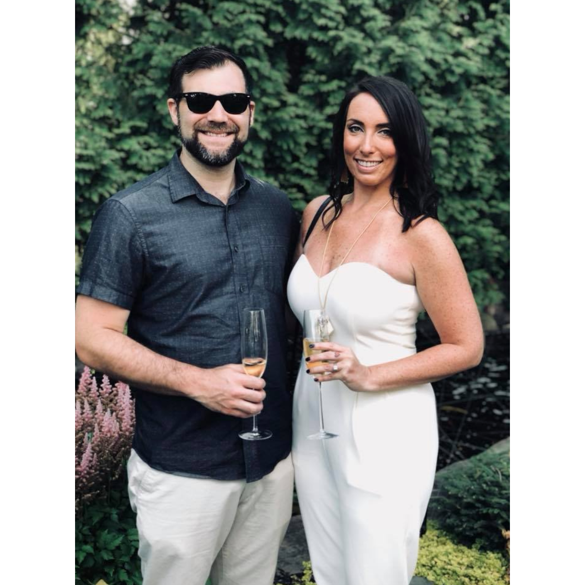 Celebrating our engagement!; St. James, NY 2018