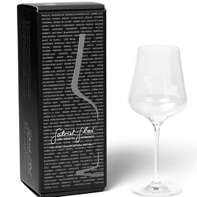 Gabriel-Glas - Single Glass - Austrian Crystal Wine Glass -&quot;StandArt&quot; Edition