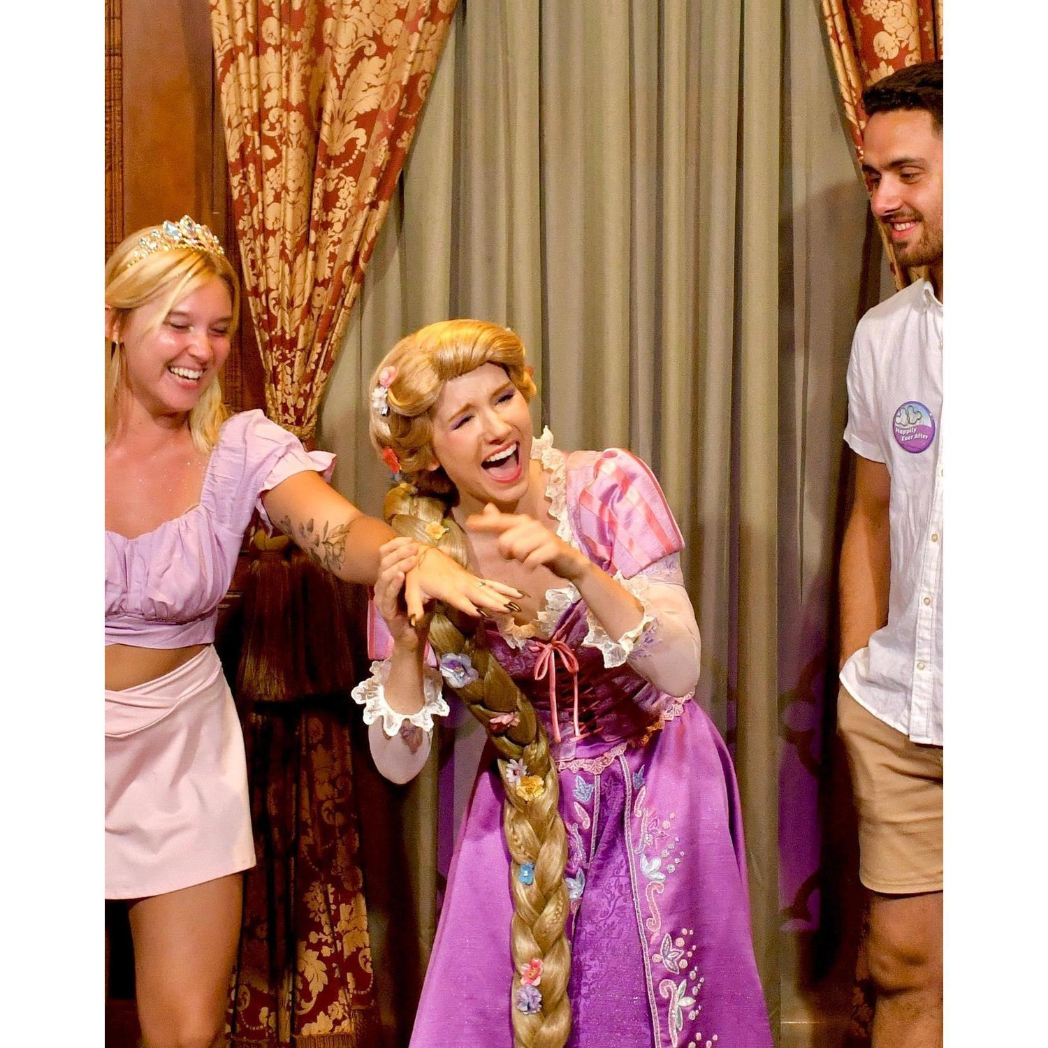 I think Rapunzel liked the ring!