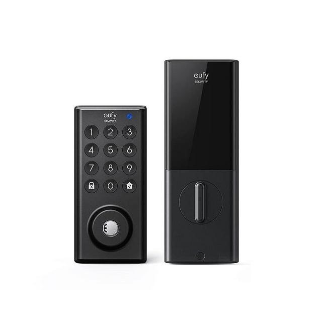 eufy Security Smart Lock C110, Keyless Entry Door Lock, Bluetooth Electronic Deadbolt, Touchscreen Keypad, IP65 Weatherproofing