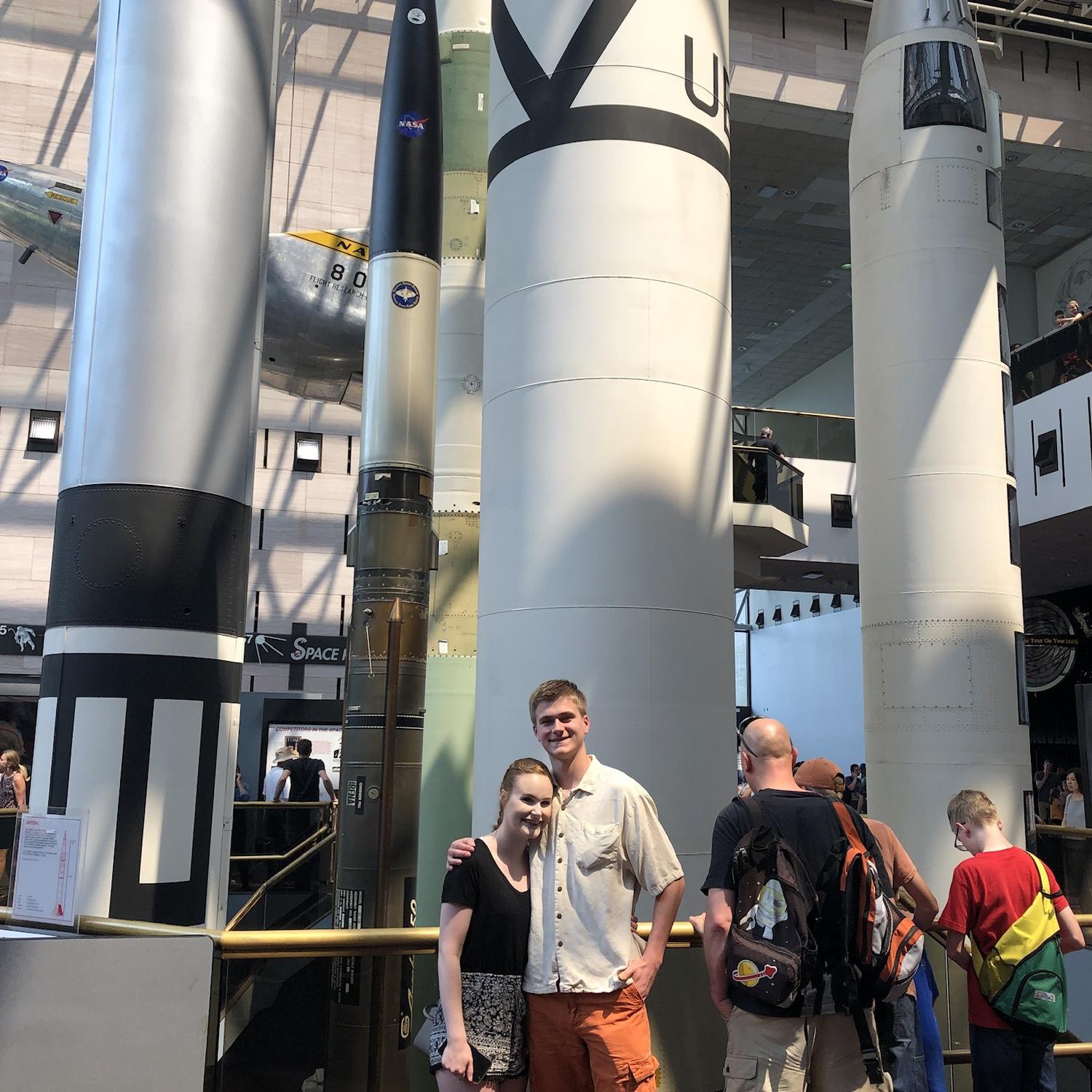 First time at the air and space museum and we can't wait to go back!