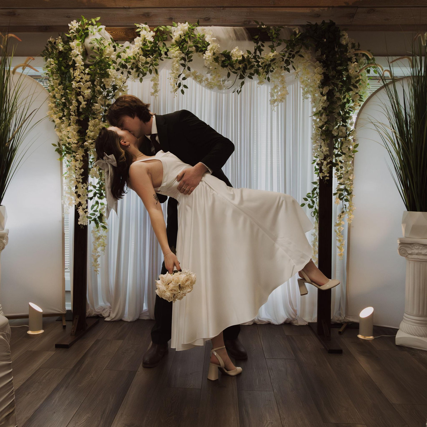 This was right after we said "I do!"