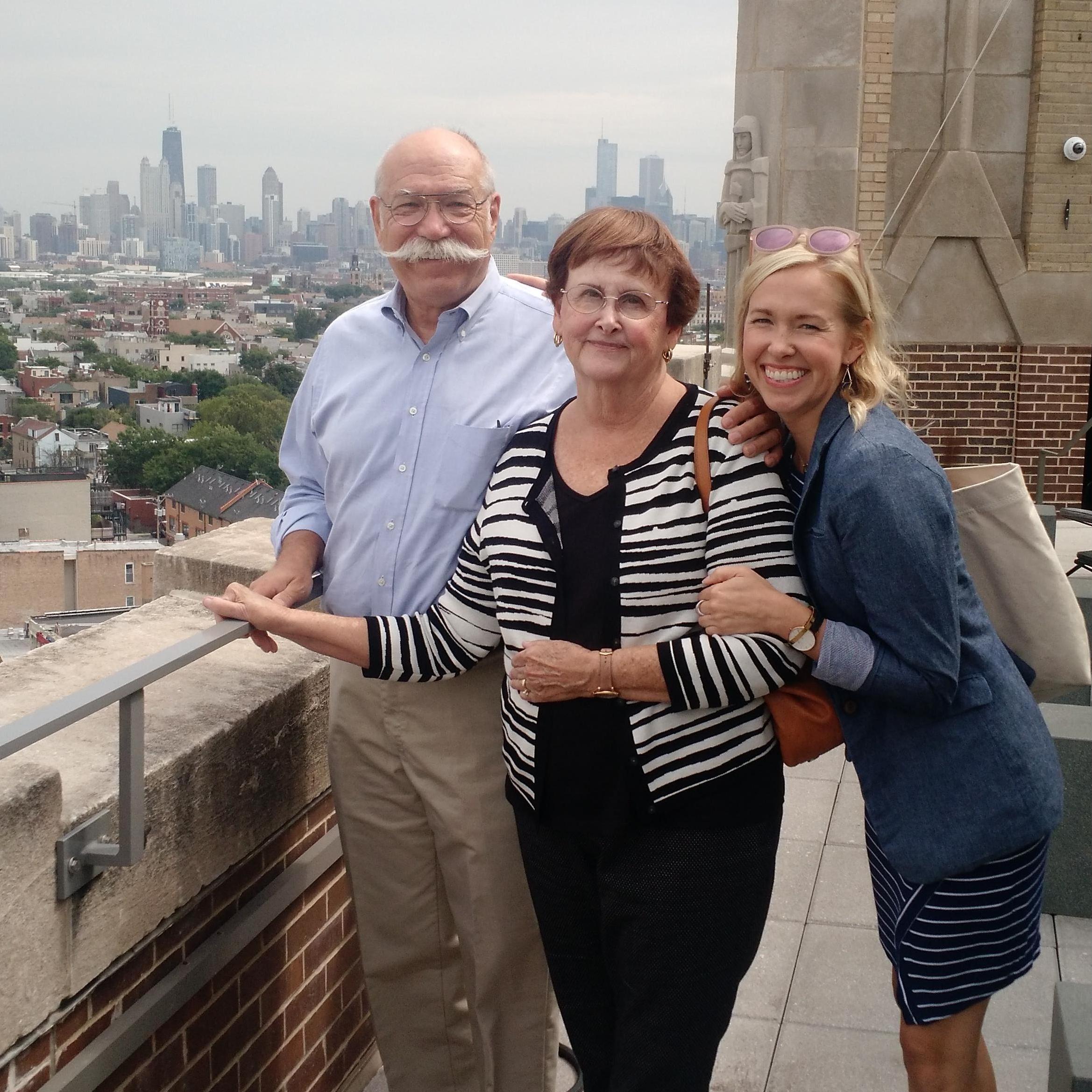 Mom and Dad in Chicago!