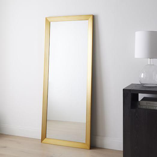 Thick Metal Floor Mirror - 72"