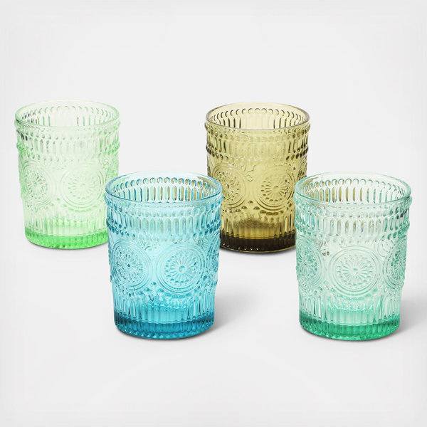 Storied Home Embossed Drinking Glass - Thumbnail 2