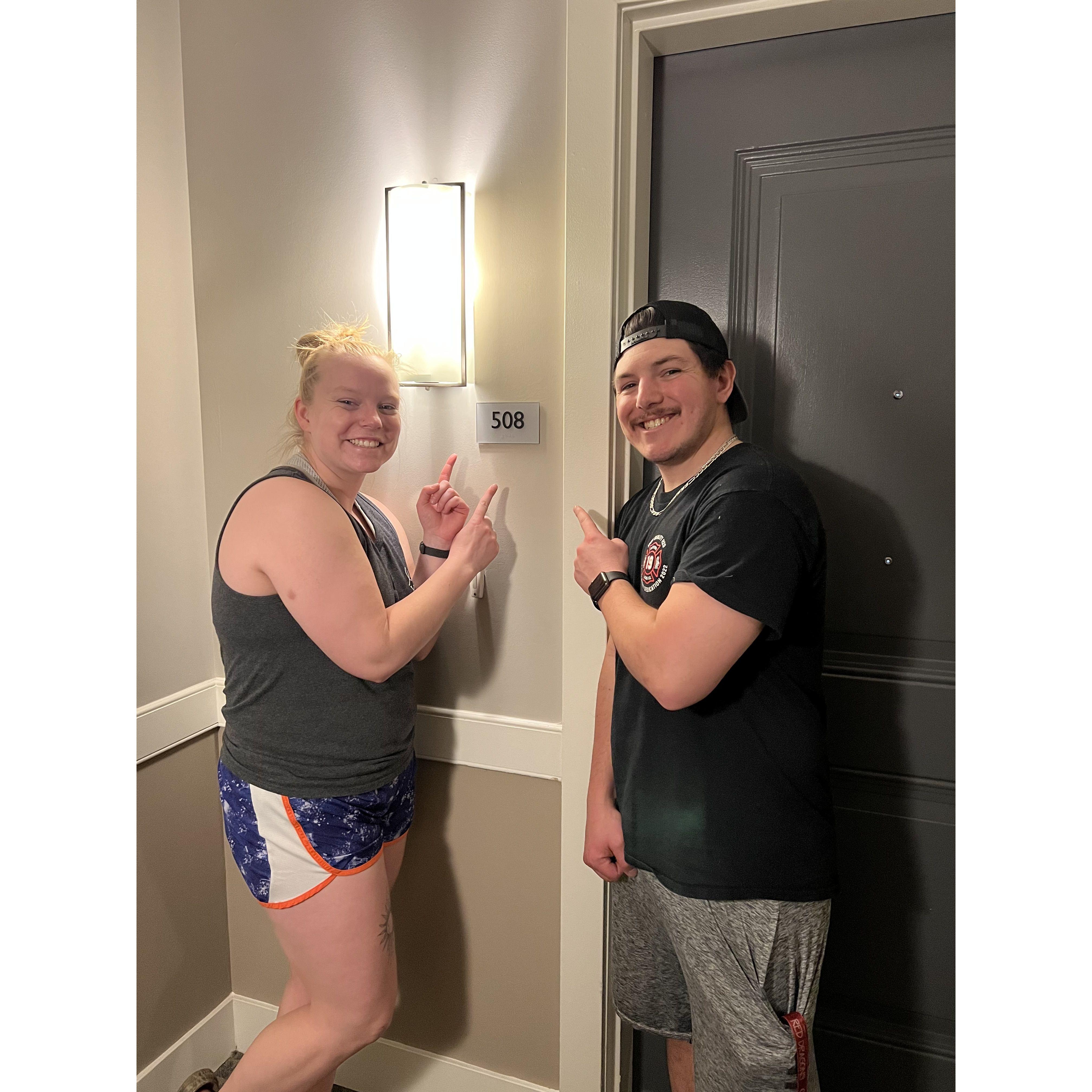 Our first apartment together