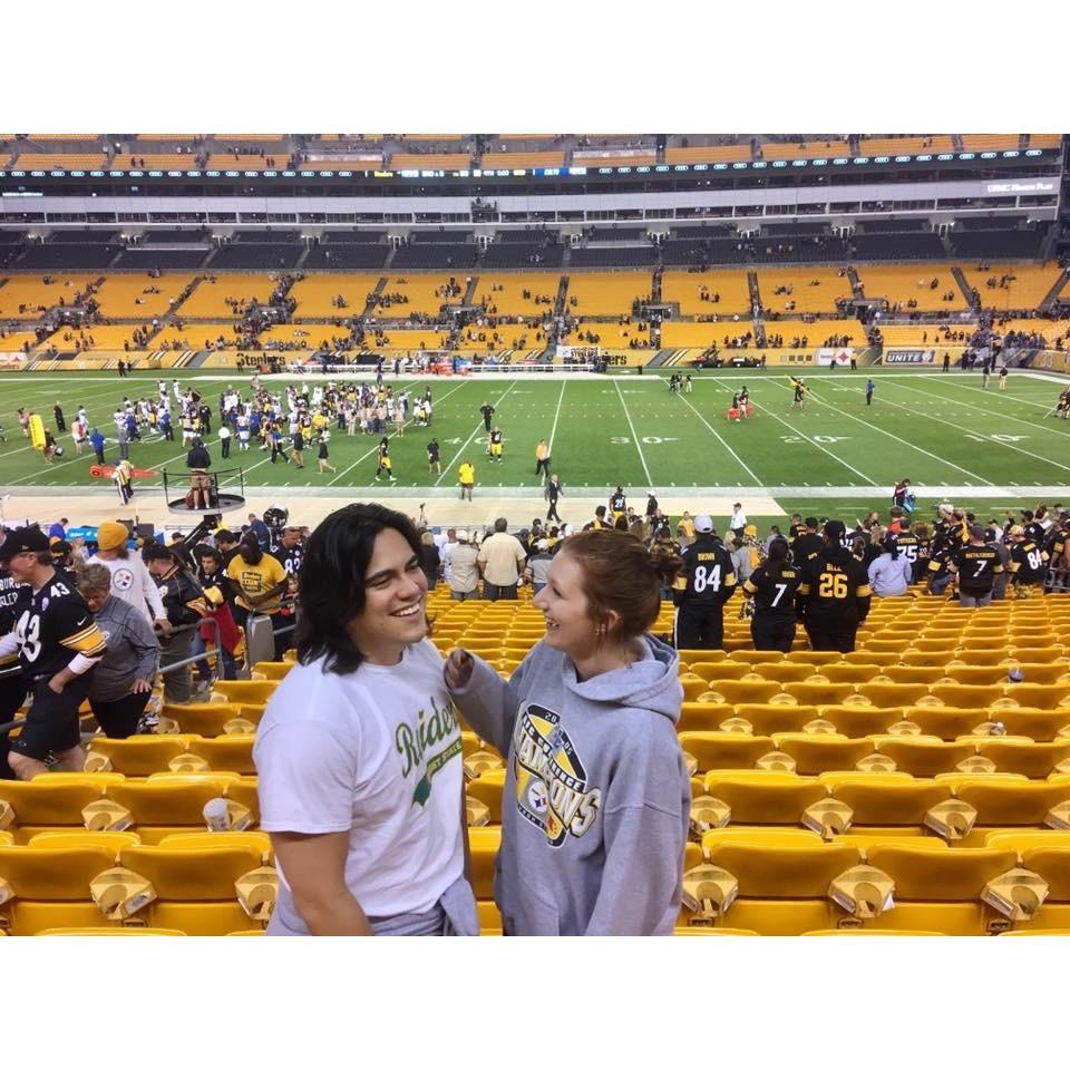 Steeler’s preseason game for Joe’s birthday!