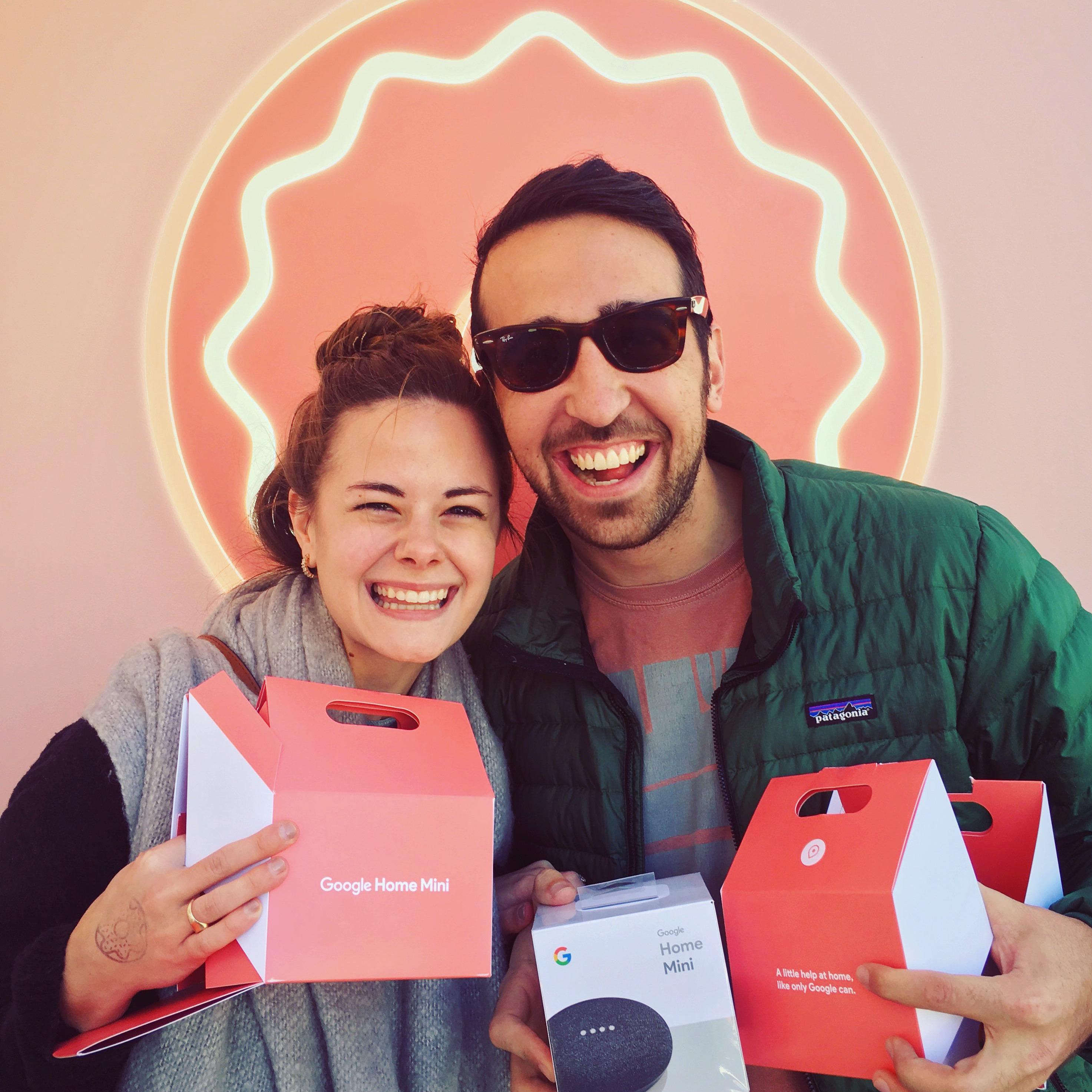 safe to say our home will have two google homes ... that we won for free!
stl | november 2017