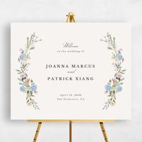 Beige Wedding Sign - Laurelwood Landscape