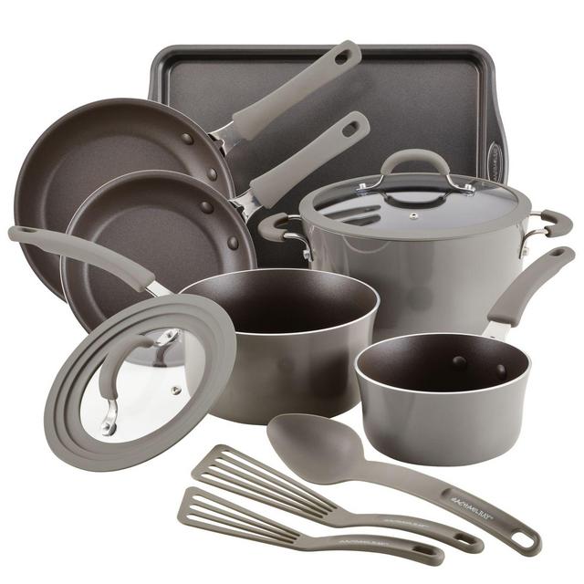 Rachael Ray® Cook + Create Nonstick 11-Piece Cookware Set in Gray