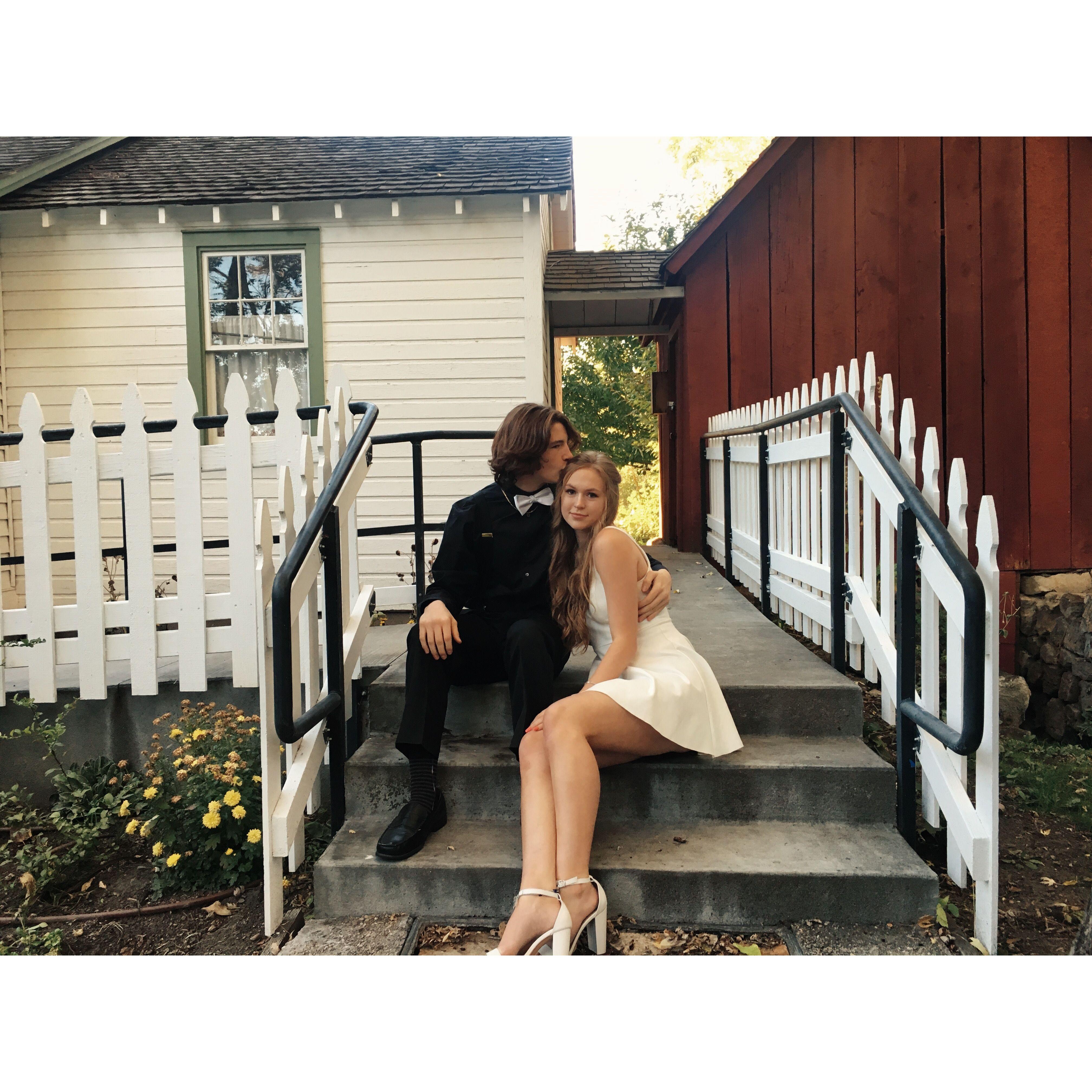 Our first homecoming dance - 2018