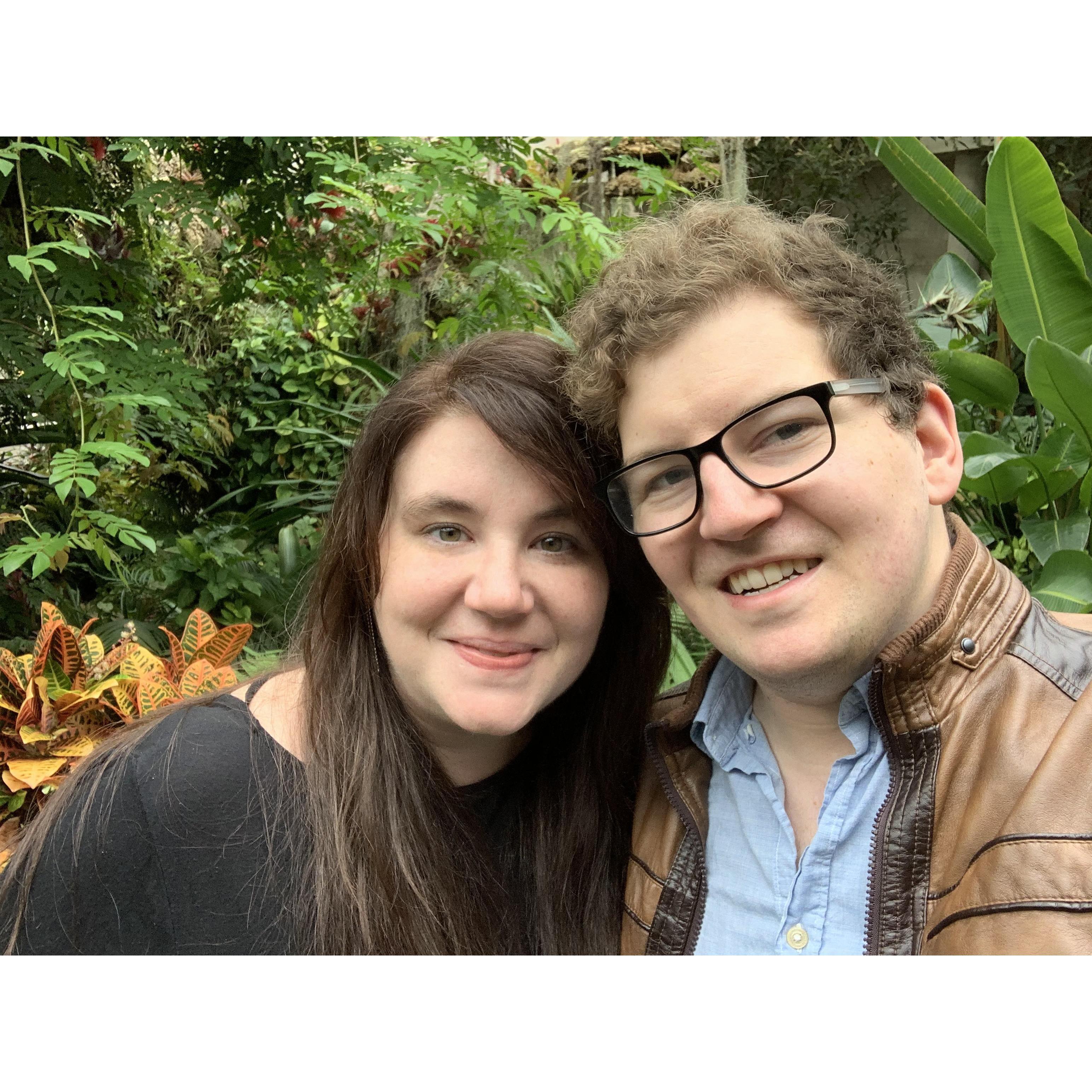 Stef loves searching for "deedles" in botanical gardens.