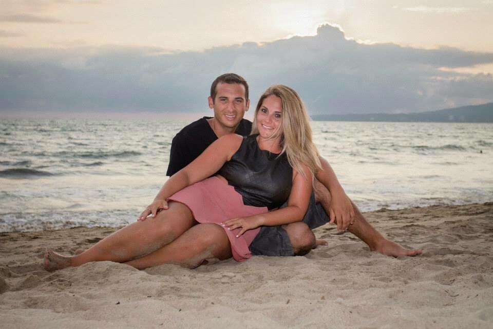Sunset photo shoot on the beach in Mexico!