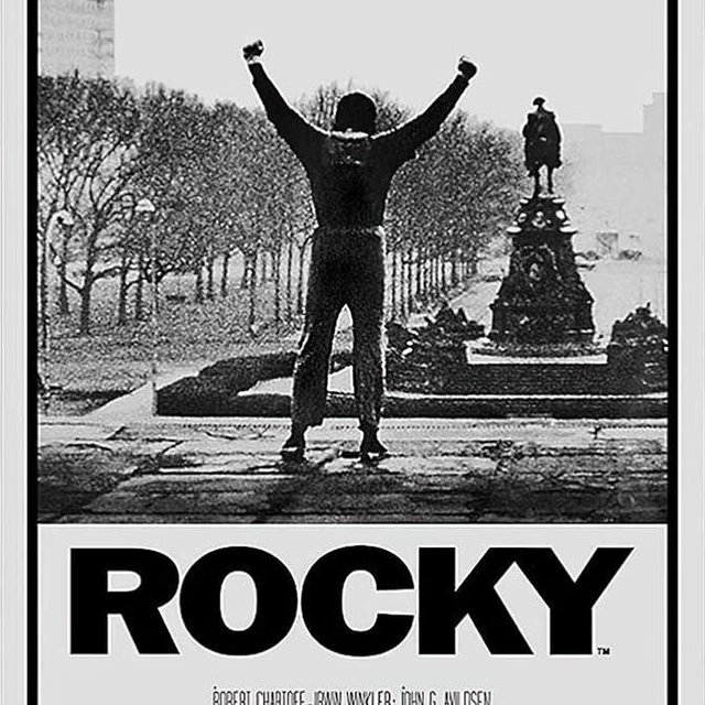 POSTER STOP ONLINE Rocky - Movie Poster (Regular Style - Victory Pose) (Size: 24" x 36")