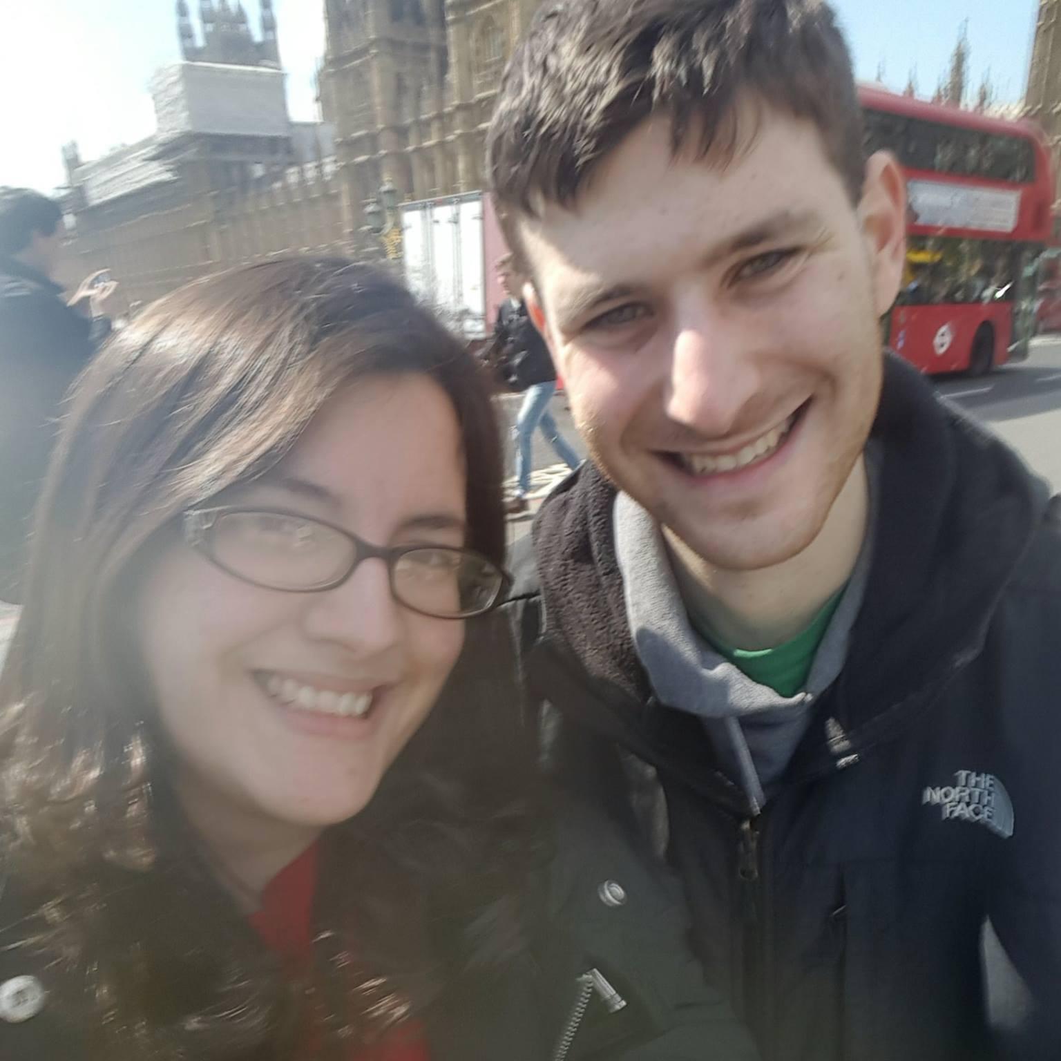 Andrew literally made Laura's lifelong dream come true when he took her to London in 2017 - their favorite place in the world!