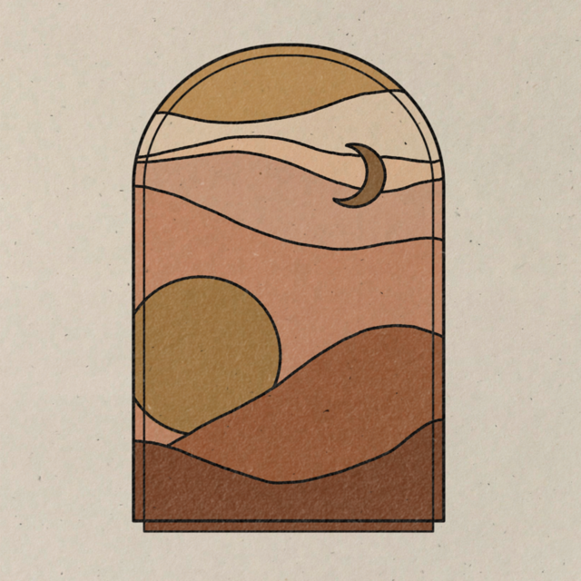 Stained Glass Desert