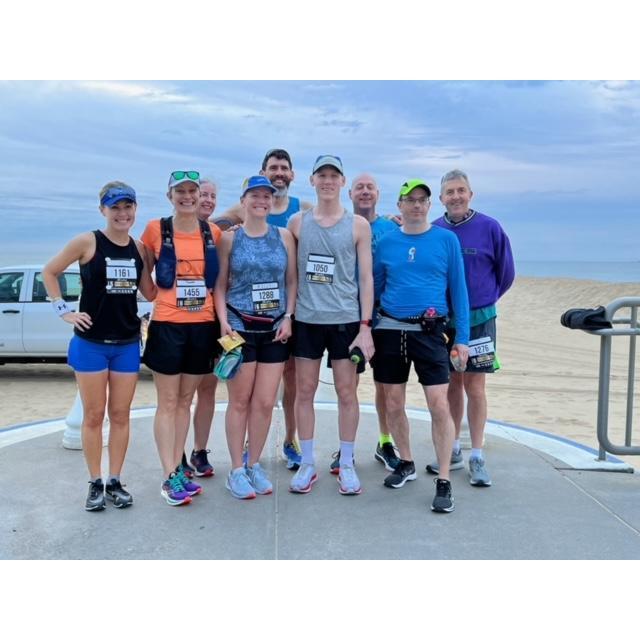 Kelly's 1st marathon in Virginia Beach