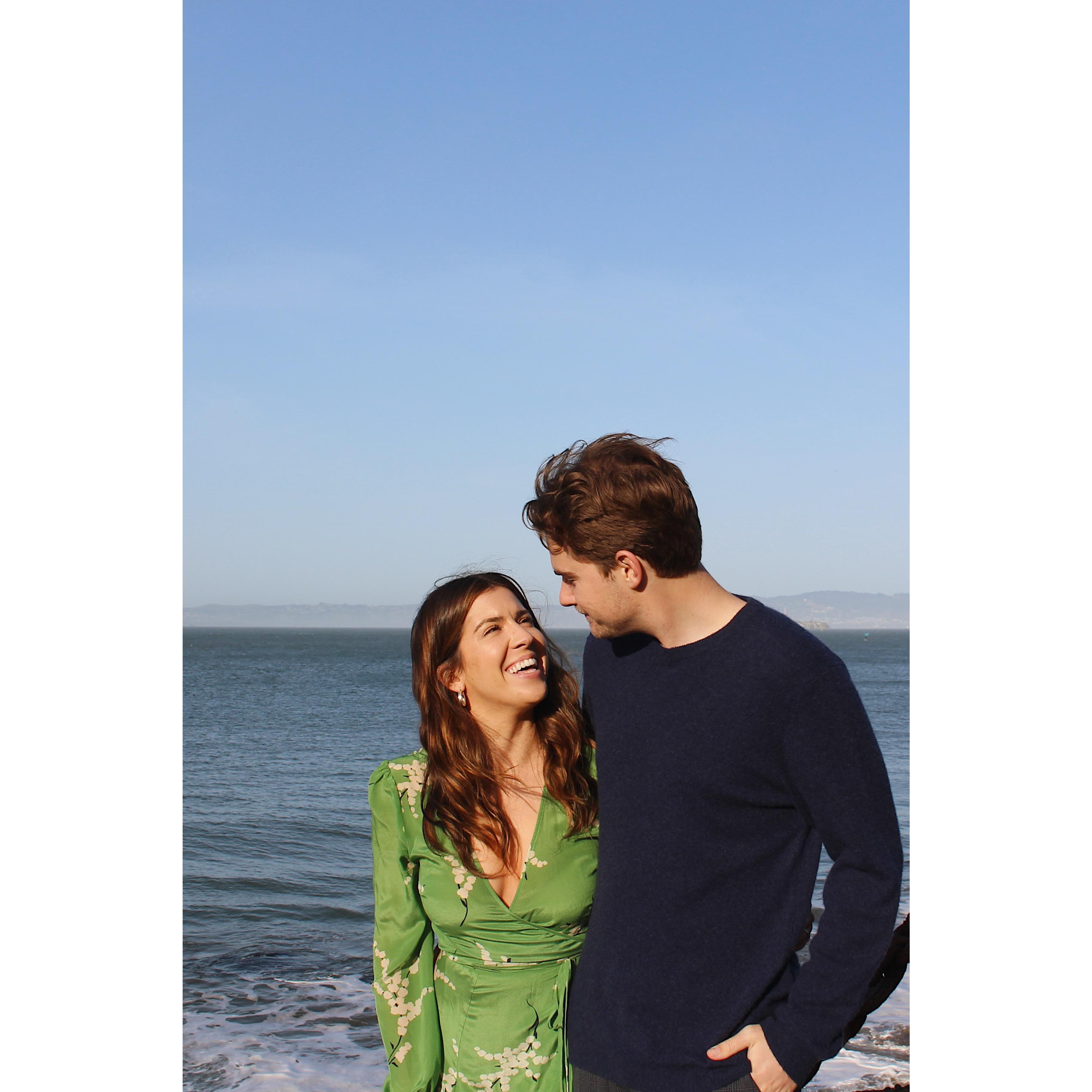 Our engagement photos (taken by Jen Rupey April 2nd, 2022)