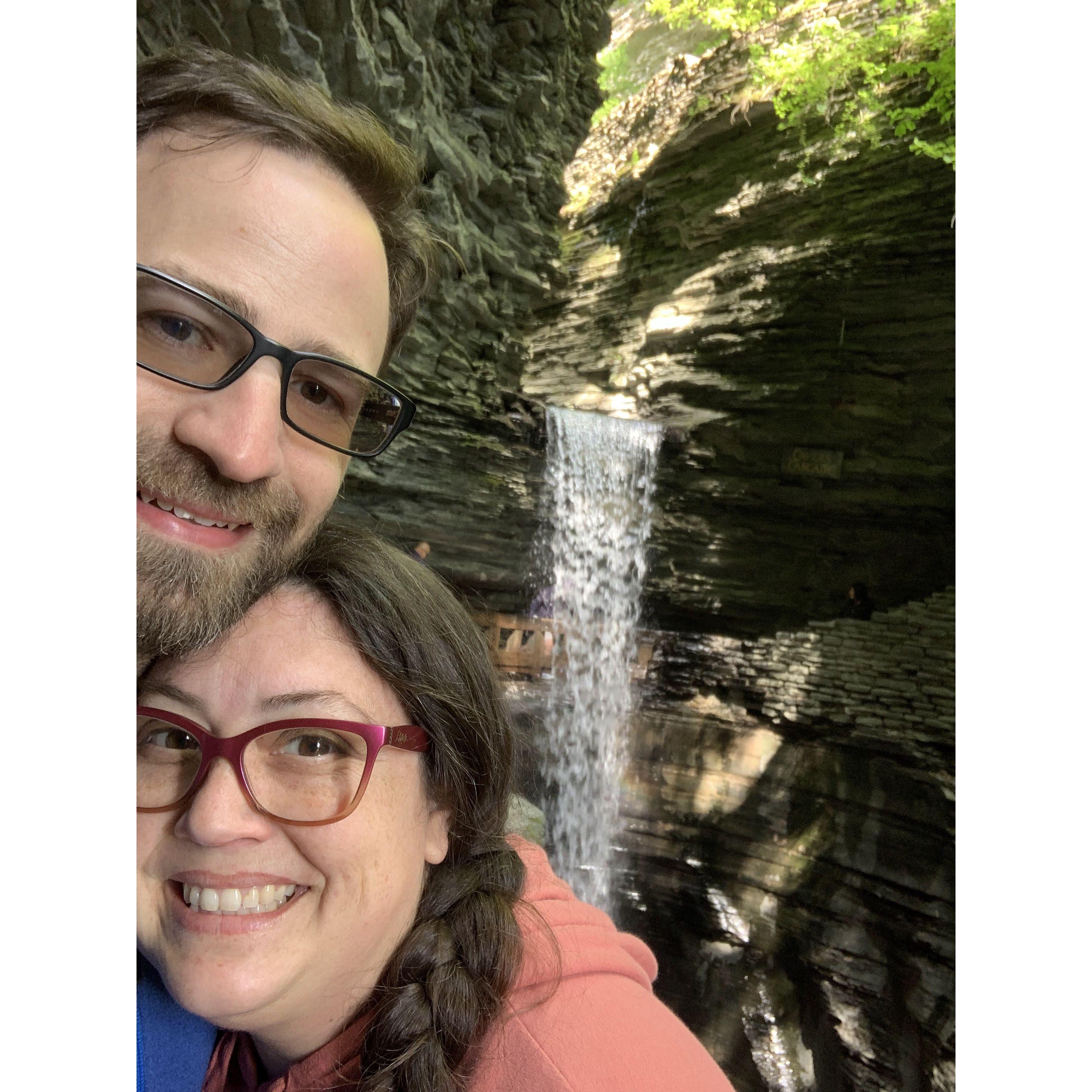 Watkins Glen State Park Gorge is a must during your visit to the Finger Lake! It was beautiful.