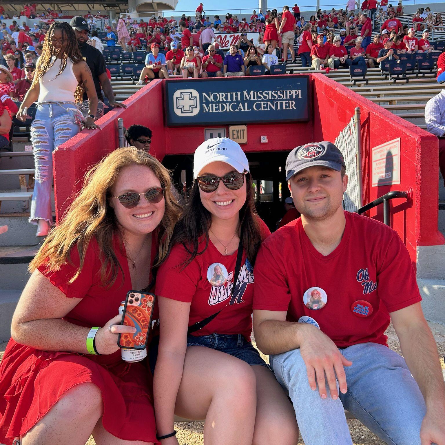 About to watch the Ole Miss game with Trevor's cousin Katie! Year 2023