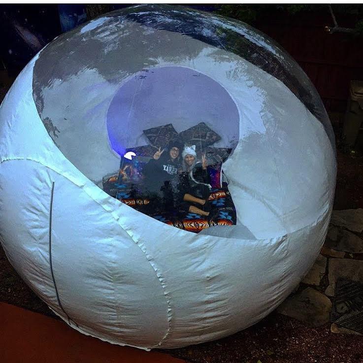 Our first weekend getaway together. Spent the night in a stargazing pod in Sedona, AZ. Went hiking on Devils Bridge the next morning.
