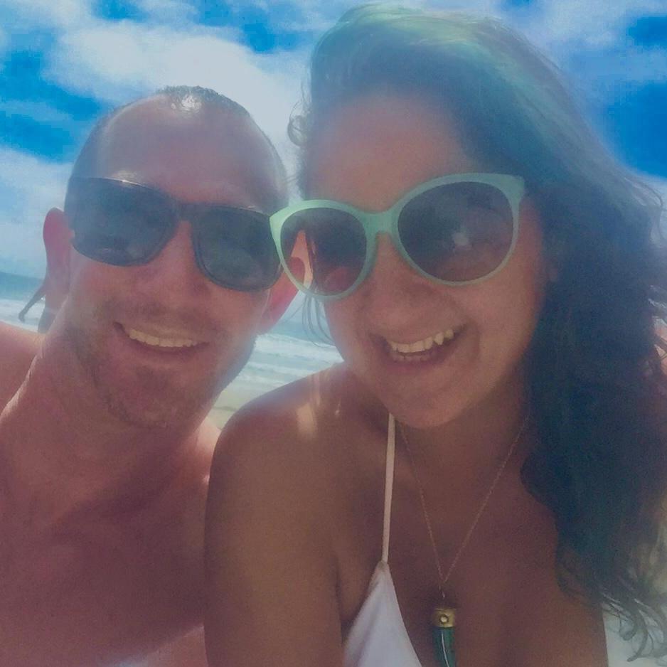 Our happy place, the beach.