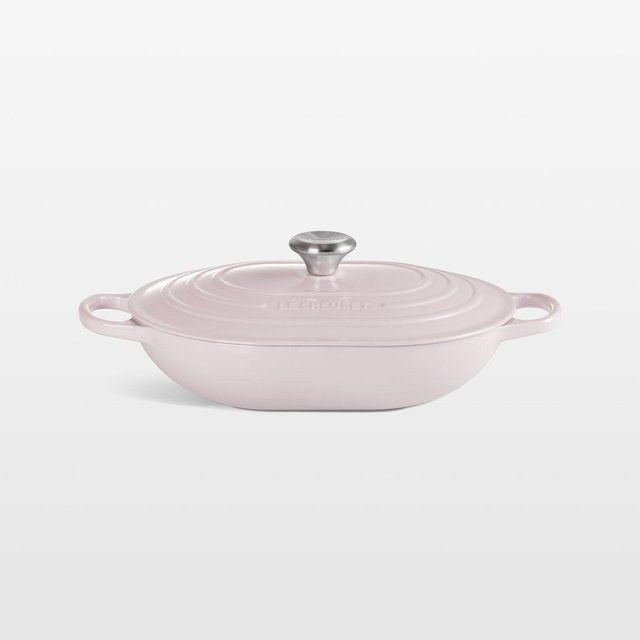 Le Creuset ® 3.75-Qt. Shallot Enameled Cast Iron Covered Oval Casserole Dish