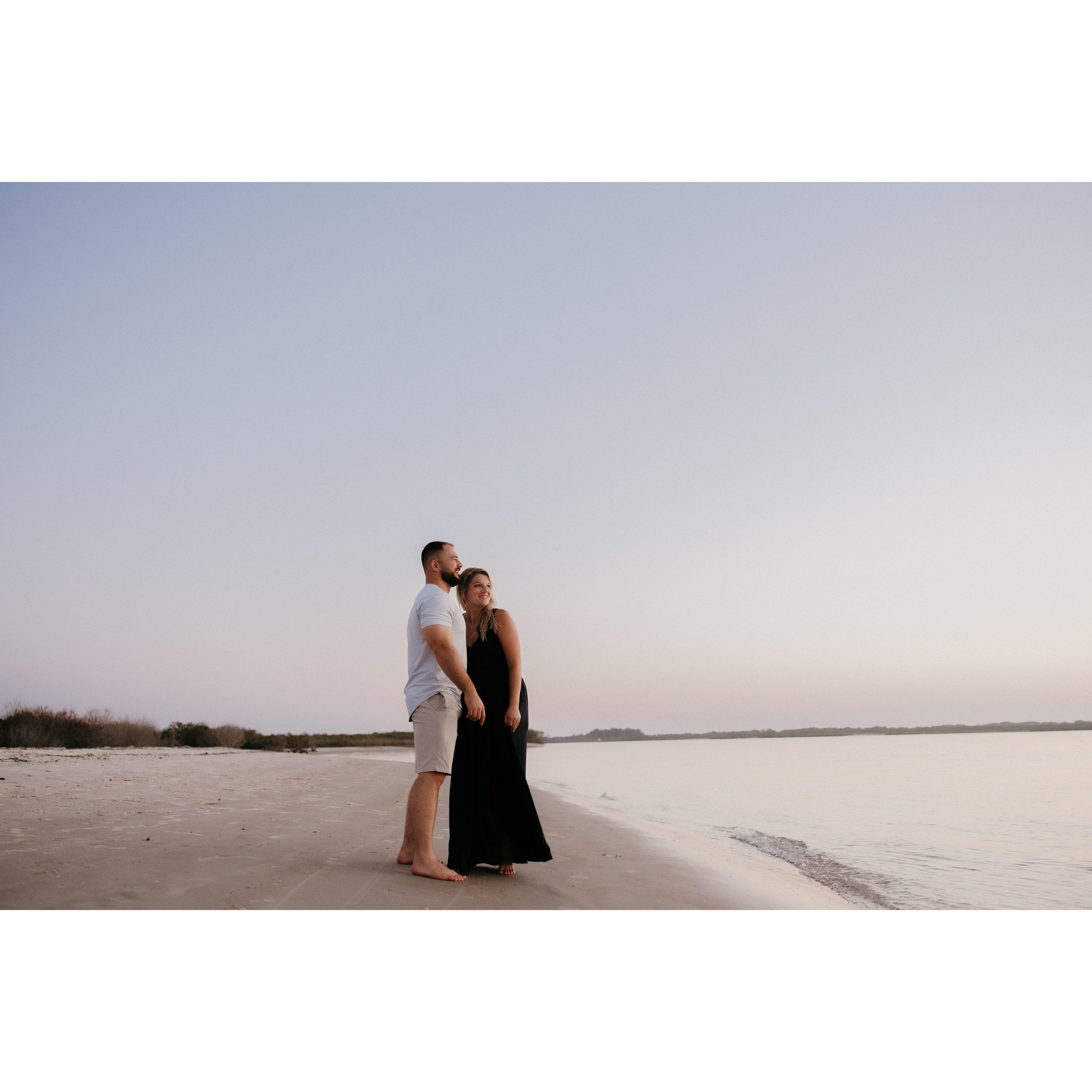 2021 - This is another engagement photo. Logan and Joey are so excited to make things official after spending nearly a decade together!