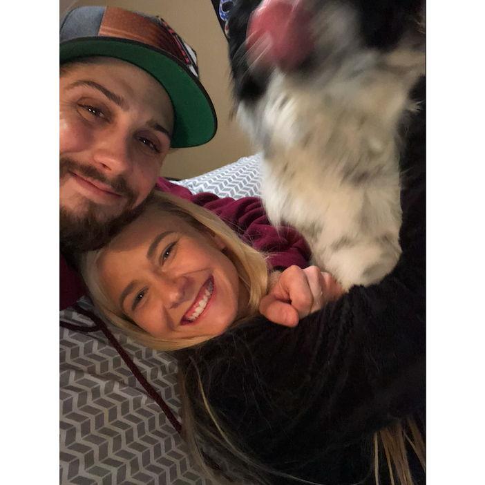 Trying to snap a picture with Fiona in college. December 4th, 2019