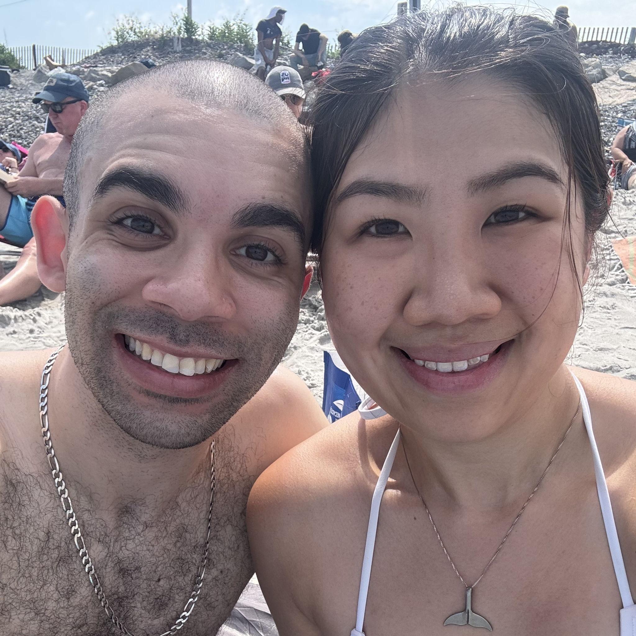 Celebrated Eunice’s birthday for the first time as a couple, of course it had to be on the beach! LOL