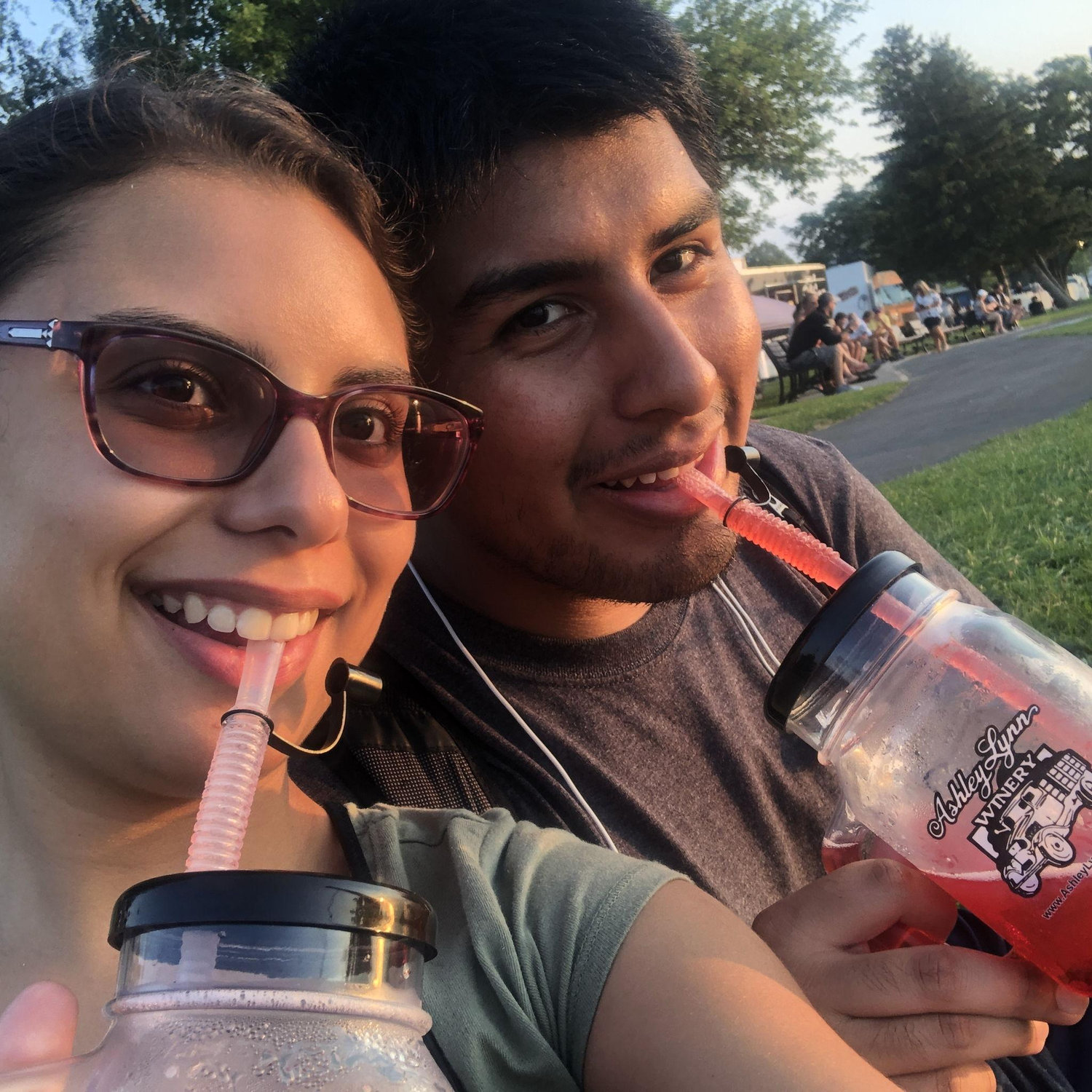 Sharing our favorite drinks #AshleyLynn