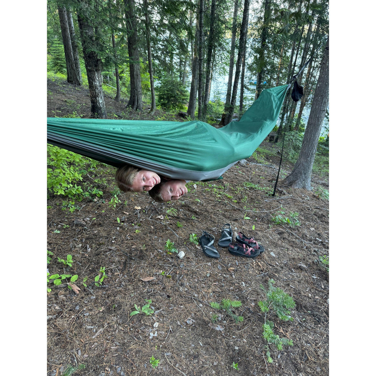 More hammocking ... two peas in a pod