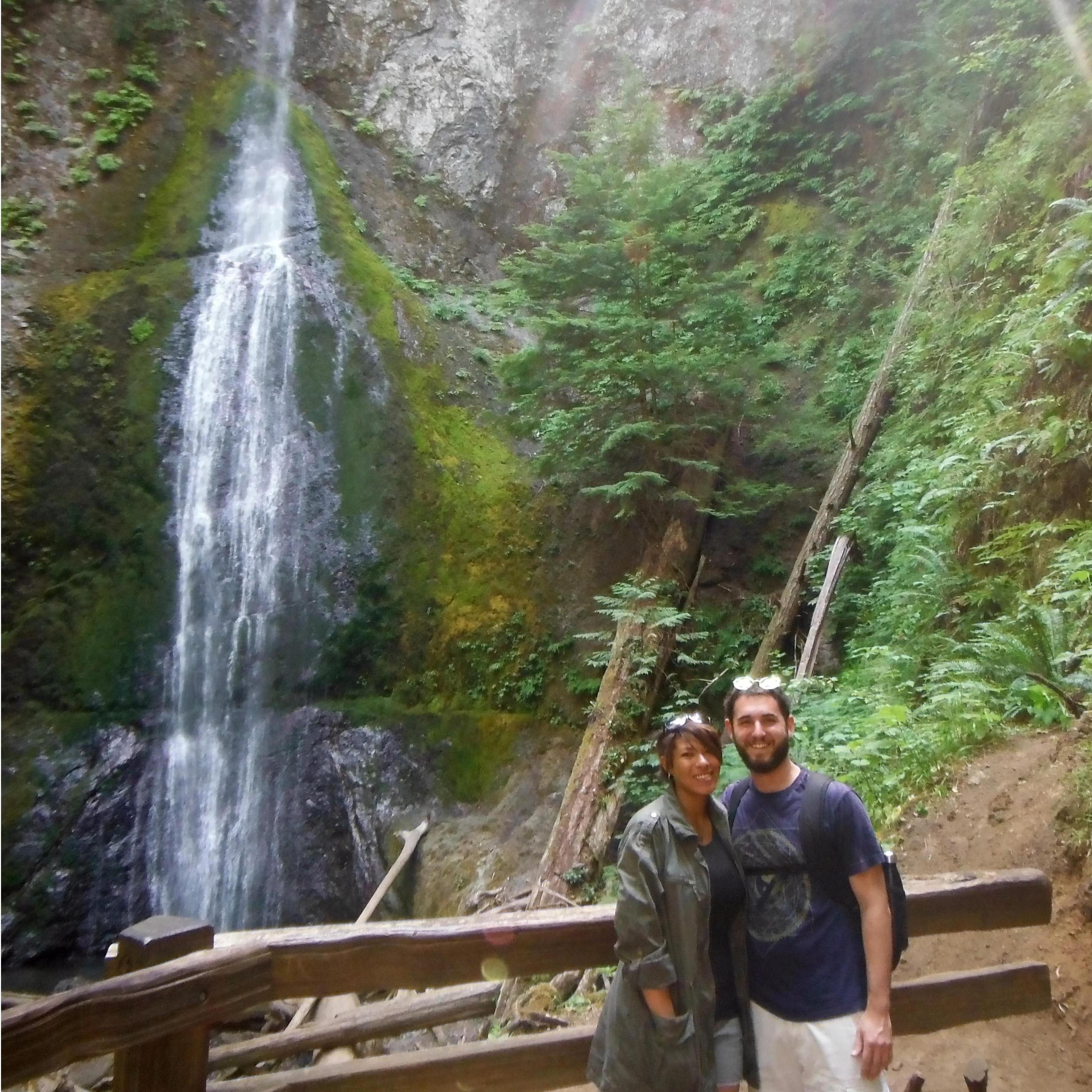 Our first trip together to Washington, August 2015.