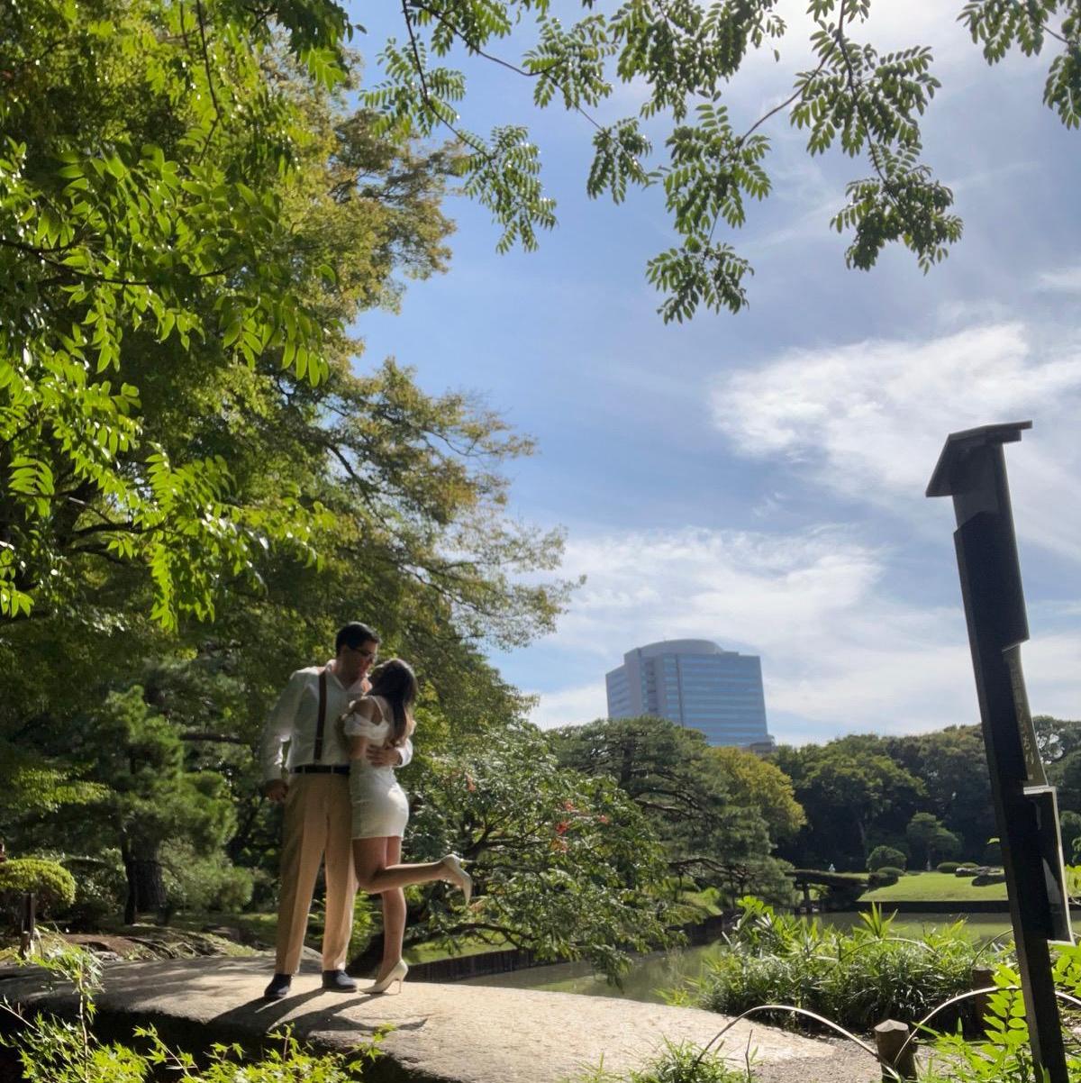 Our second proposal , Rikugien Gardens