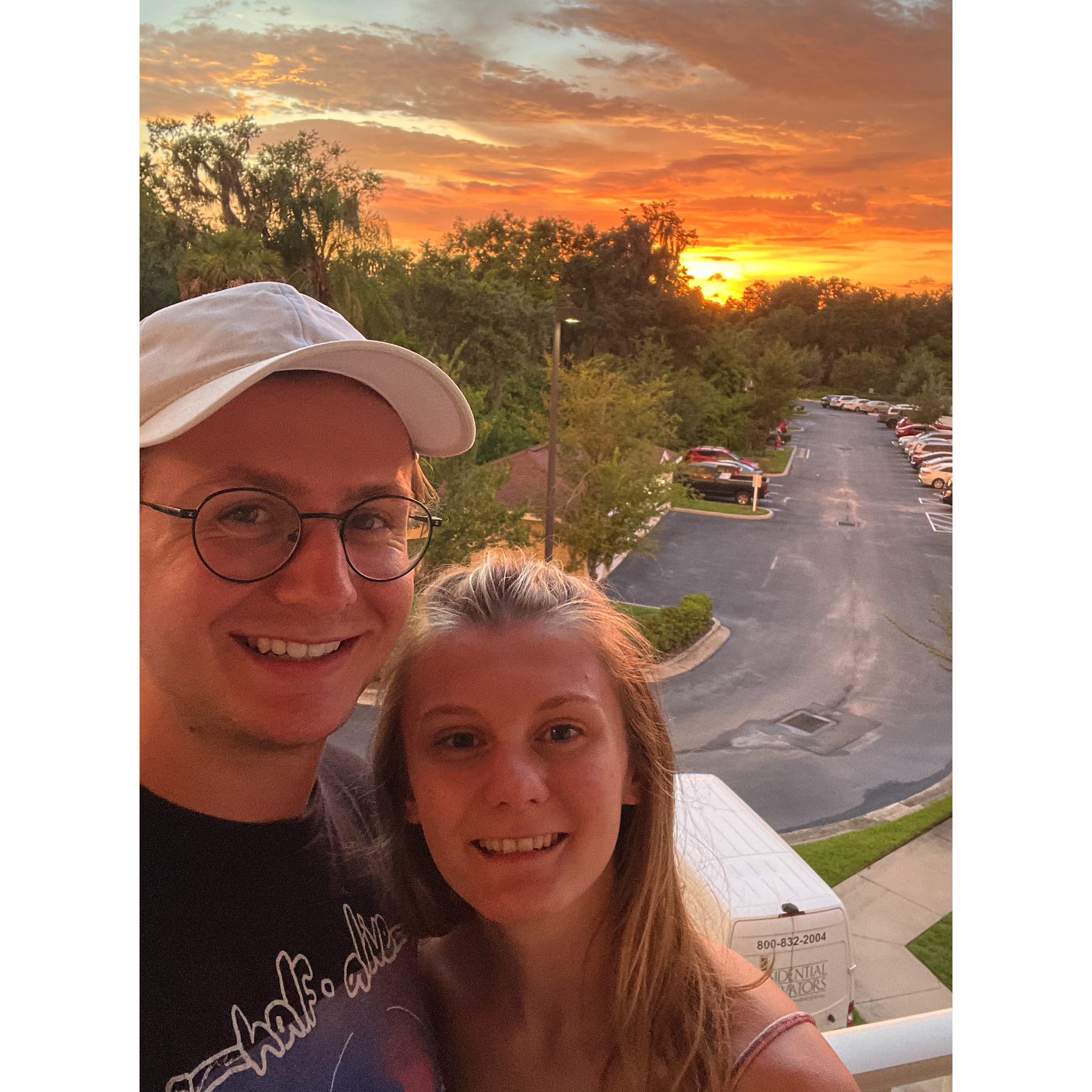 Our first picture in FL together!