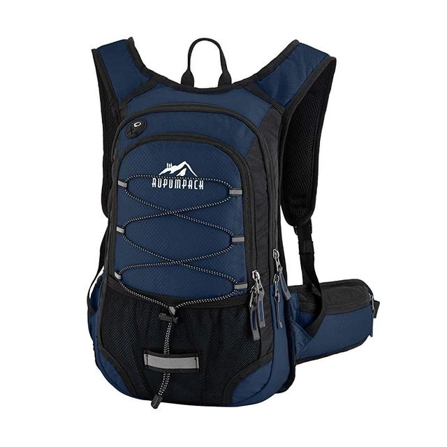 RUPUMPACK Insulated Small Hydration Backpack Pack with BPA Free 2L Water Bladder for Men Women Kids, Fit Outdoor Gear for Hiking, Running, Cycling, Camping, Skiing, 15L