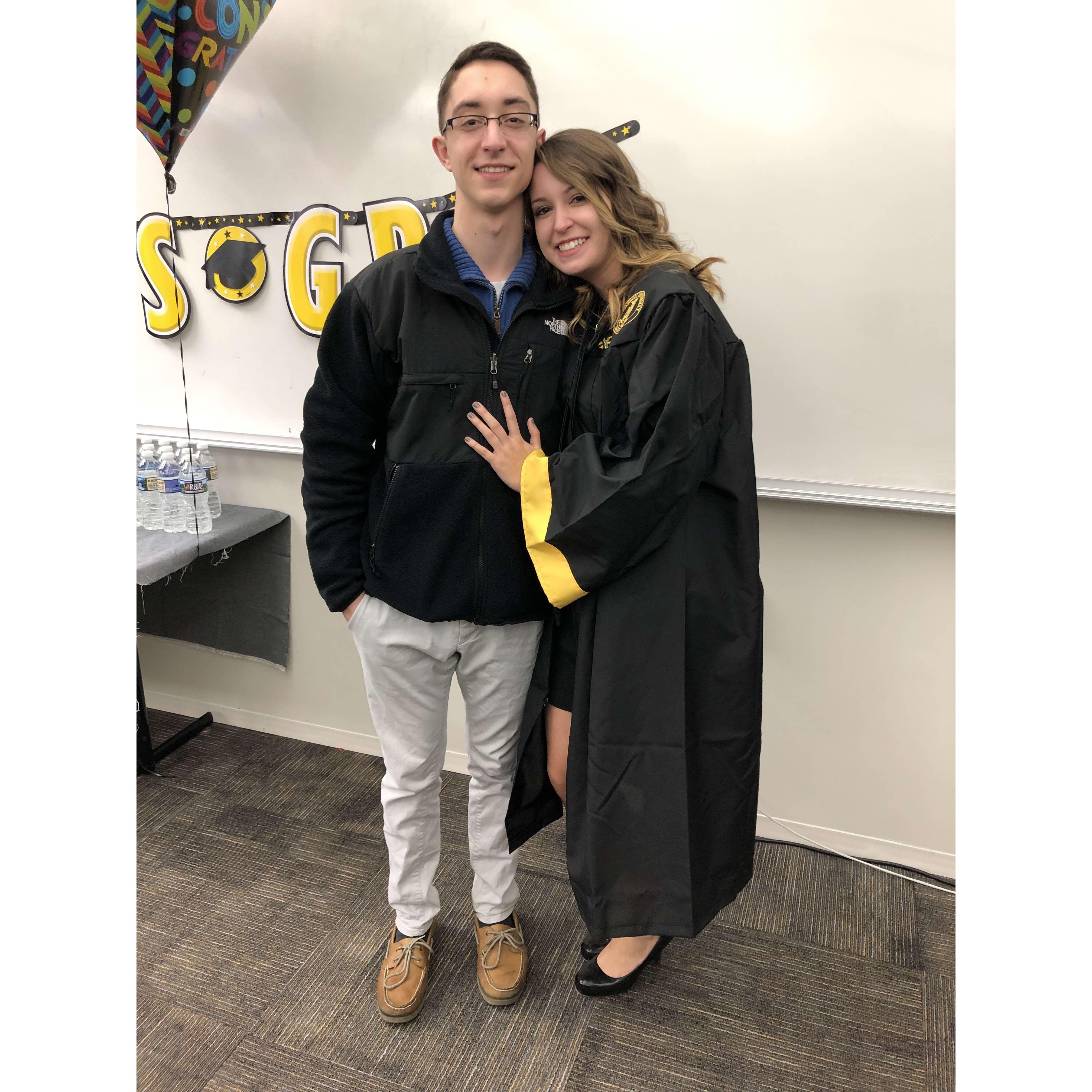 Raquel's college graduation