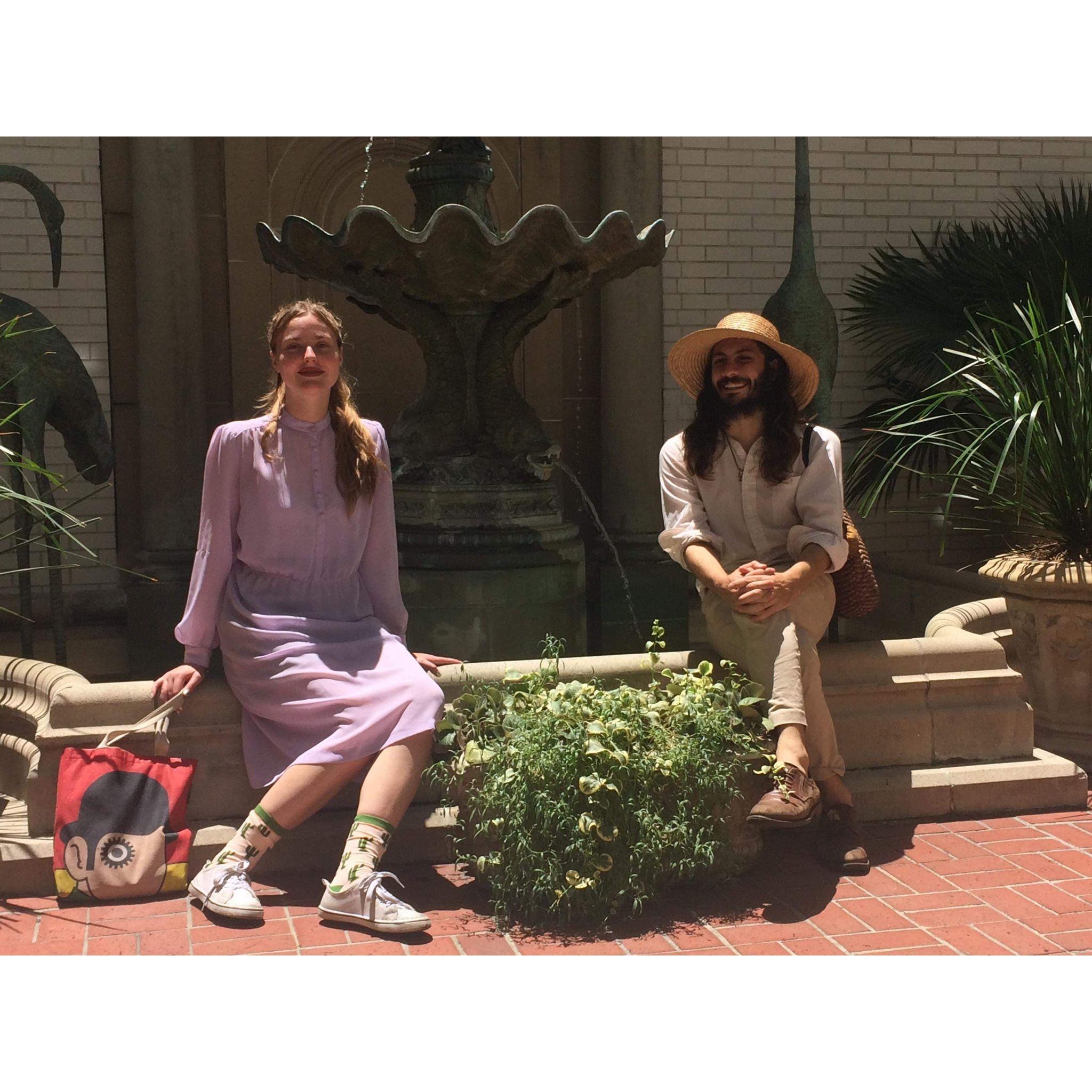 The first Sunday after we met in 2018.