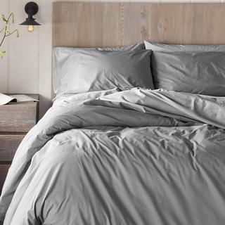 220 Percale Organic Duvet Cover