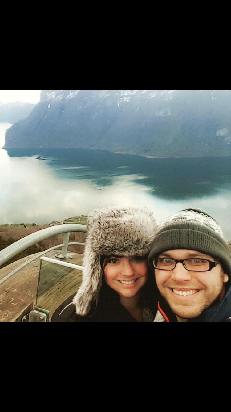 Caroline fully embraced the faux fur in Norway 2016