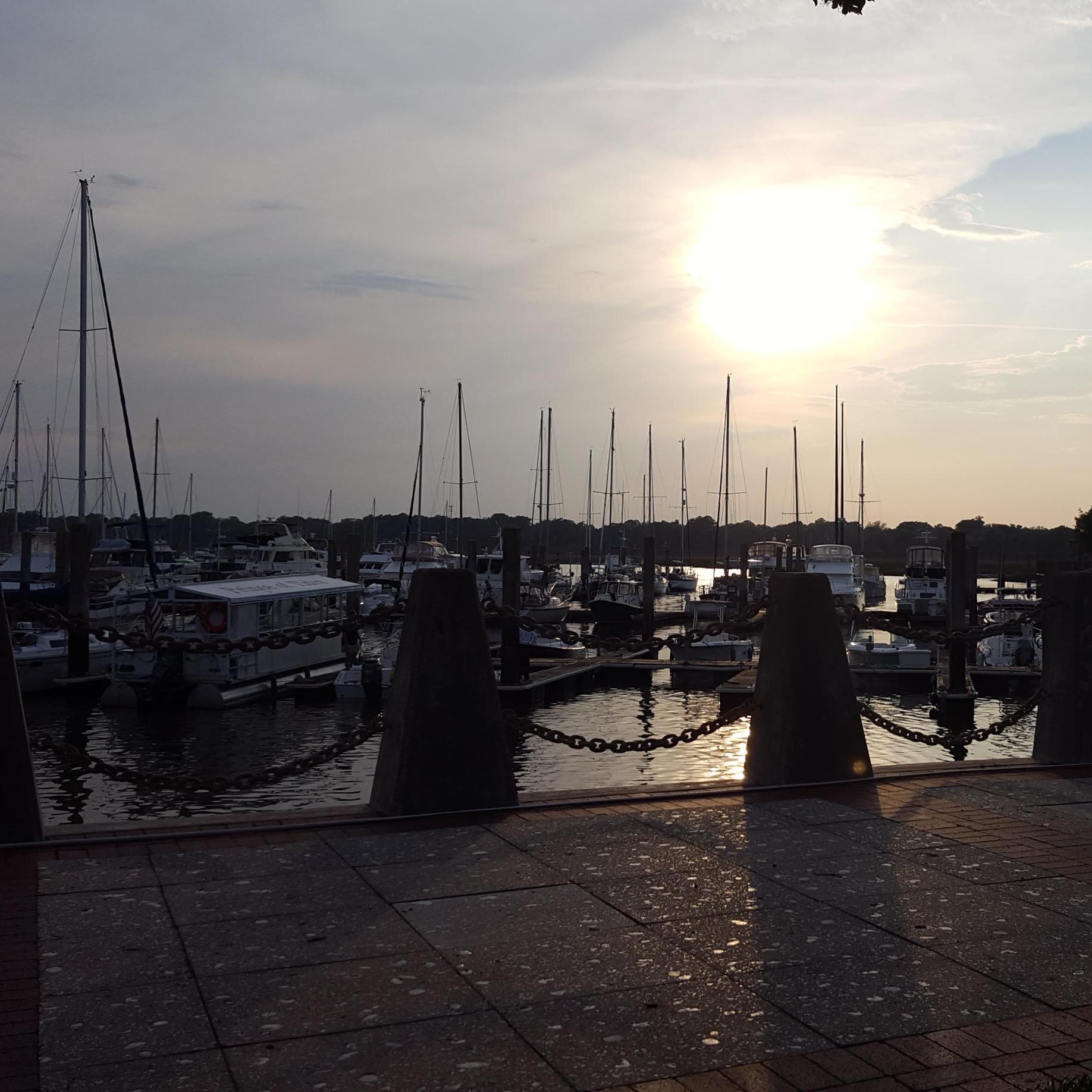 The harbor at Beaufort