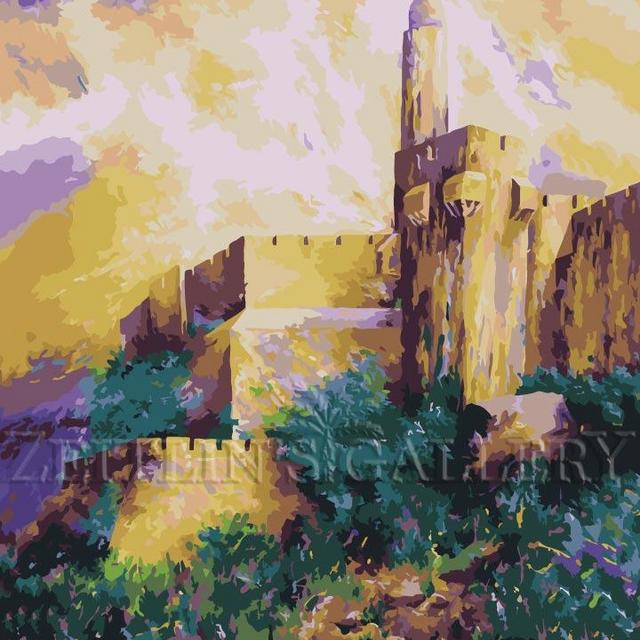 Jerusalem of light painting