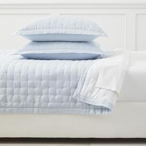 Full/Queen Sutter Linen Quilt- Sky